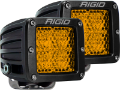 Picture of Rigid Industries D-Series - Diffused Rear Facing High-Low - Yellow - Pair