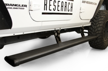 Picture of AMP Research 18-24 Jeep Wrangler JL 4DR Excl- 4XE-Rubicon 392 PowerStep - Black