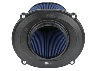 Picture of aFe Quantum Pro-5 R Air Filter Inverted Top - 5in Flange x 9in Height - Oiled P5R