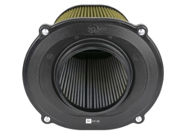 Picture of aFe Quantum Pro-Guard 7 Air Filter Inverted Top - 5in Flange x 8in Height - Oiled PG7