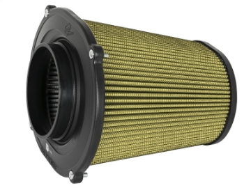 Picture of aFe Quantum Pro-Guard 7 Air Filter Inverted Top - 5in Flange x 8in Height - Oiled PG7