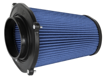 Picture of aFe Quantum Pro-5 R Air Filter Inverted Top - 5-5inx4-25in Flange x 9in Height - Oiled P5R