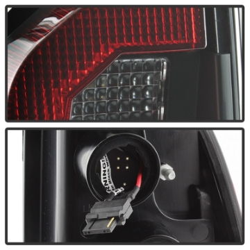 Picture of Spyder 05-15 Toyota Tacoma LED Tail Lights Not Compatible w-OEM LEDS - Black ALT-YD-TT05V2-LB-BK