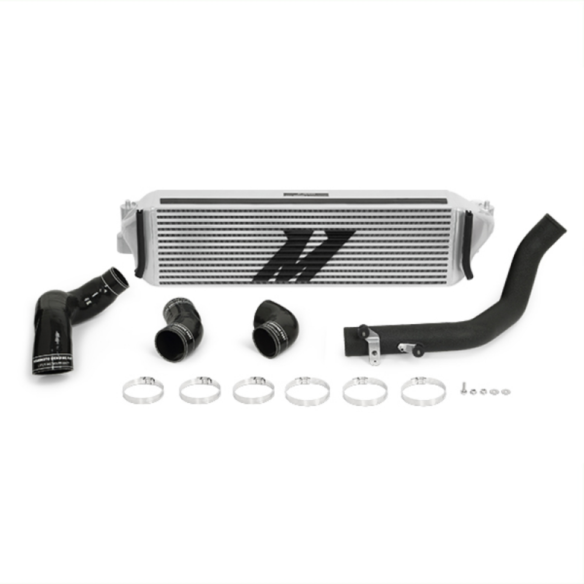 Picture of Mishimoto 2017+ Honda Civic Type R Performance Intercooler Kit - Silver Core Black Piping
