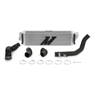 Picture of Mishimoto 2017+ Honda Civic Type R Performance Intercooler Kit - Silver Core Black Piping