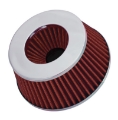 Picture of Spectre Adjustable Conical Air Filter 2-1-2in- Tall Fits 3in- - 3-1-2in- - 4in- Tubes - Red
