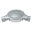 Picture of Spectre Low Profile Air Box 14in- OD x 5-13-32in- H - 135 Degree Inlet - Chrome