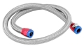 Picture of Spectre Stainless Steel Flex Fuel Line 3-8in- ID - 3ft- w-Clamps Red-Blue