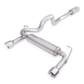 Picture of Stainless Works 2018+ Jeep Wrangler JL 304SS Factory Connect 2-5in Cat Back Exhaust System