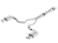 Picture of Borla 2018 Ford Mustang GT 5-0L AT-MT w-o Valves S-Type 3in Cat-Back Exhaust w-Polished Tips