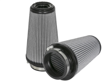 Picture of aFe Magnum FLOW Pro DRY S Replacement Air Filter Pair F-3-5in- - B-5in- - T-3-5in- Inv - H-8in