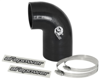 Picture of aFe Magnum FORCE CAI Univ- Silicone Coupling Kit 3in- ID to 2-5in- ID 90 Deg- Elbow Reducer - Blk