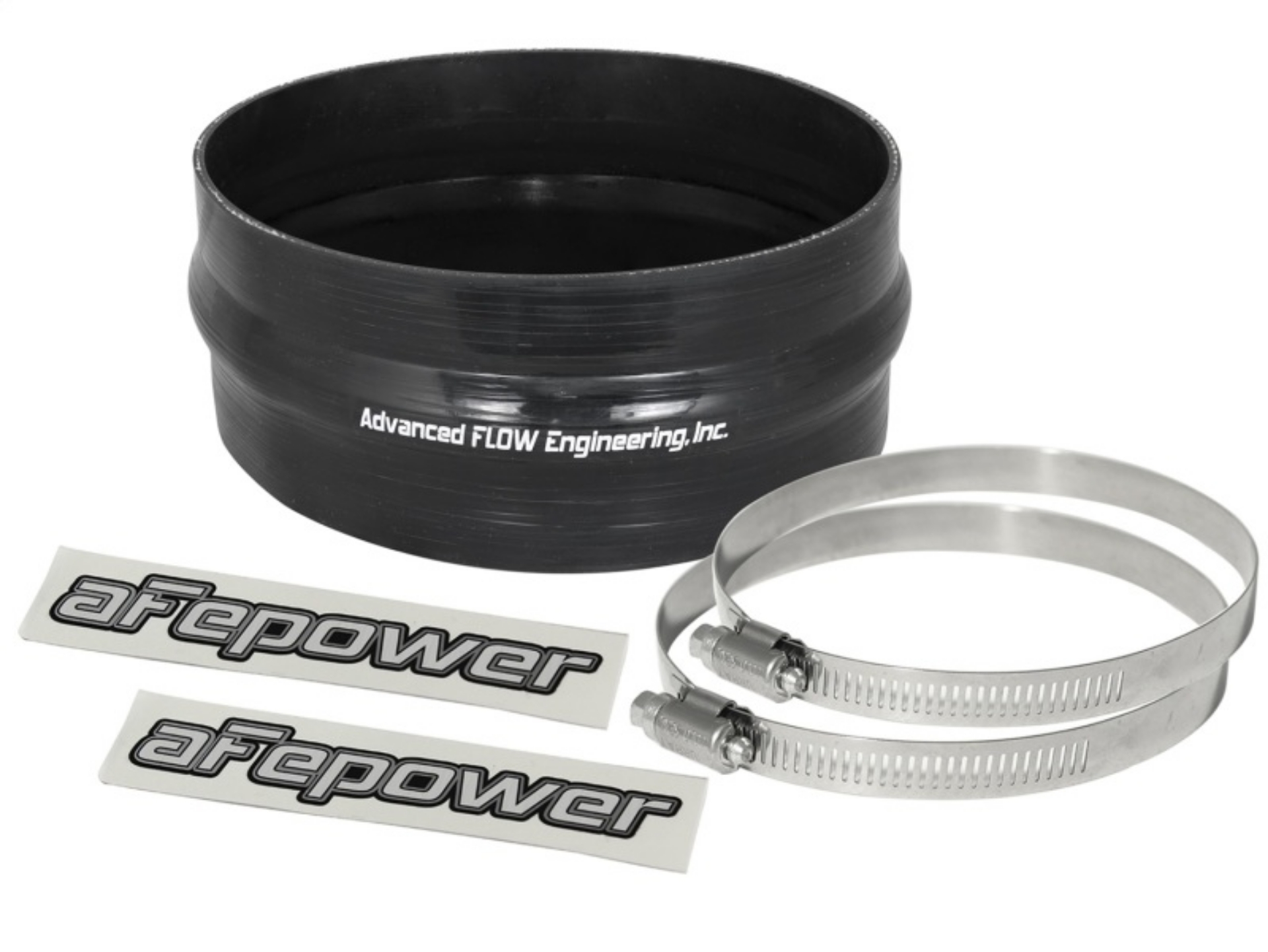 Picture of aFe Magnum FORCE CAI Univ- Silicone Coupling Kit 6-1-4in- ID - 2-3-4in- L Straight w-Hump - Black