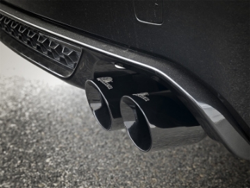 Picture of aFe MACH Force-Xp 3-5in- 304 SS C-B Exhaust System 15-18 BMW X5 M F85 V8-4-4L tt - Black Tip