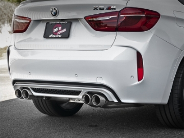 Picture of aFe MACH Force-Xp 3-5in- 304 SS C-B Exhaust w-o Muffler 15-18 BMW X5 M V8-4-4L tt - Polished Tip