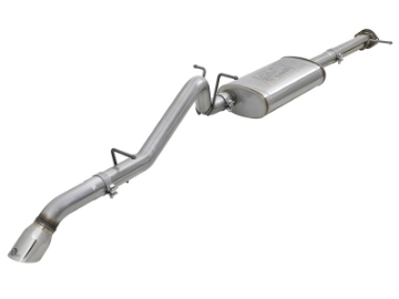 Picture of aFe MACH Force-Xp Hi-Tuck 3in- 409 SS C-B Exhaust 15-18 GM Colorado L4-2-5L-V6-3-6L - Polished Tip