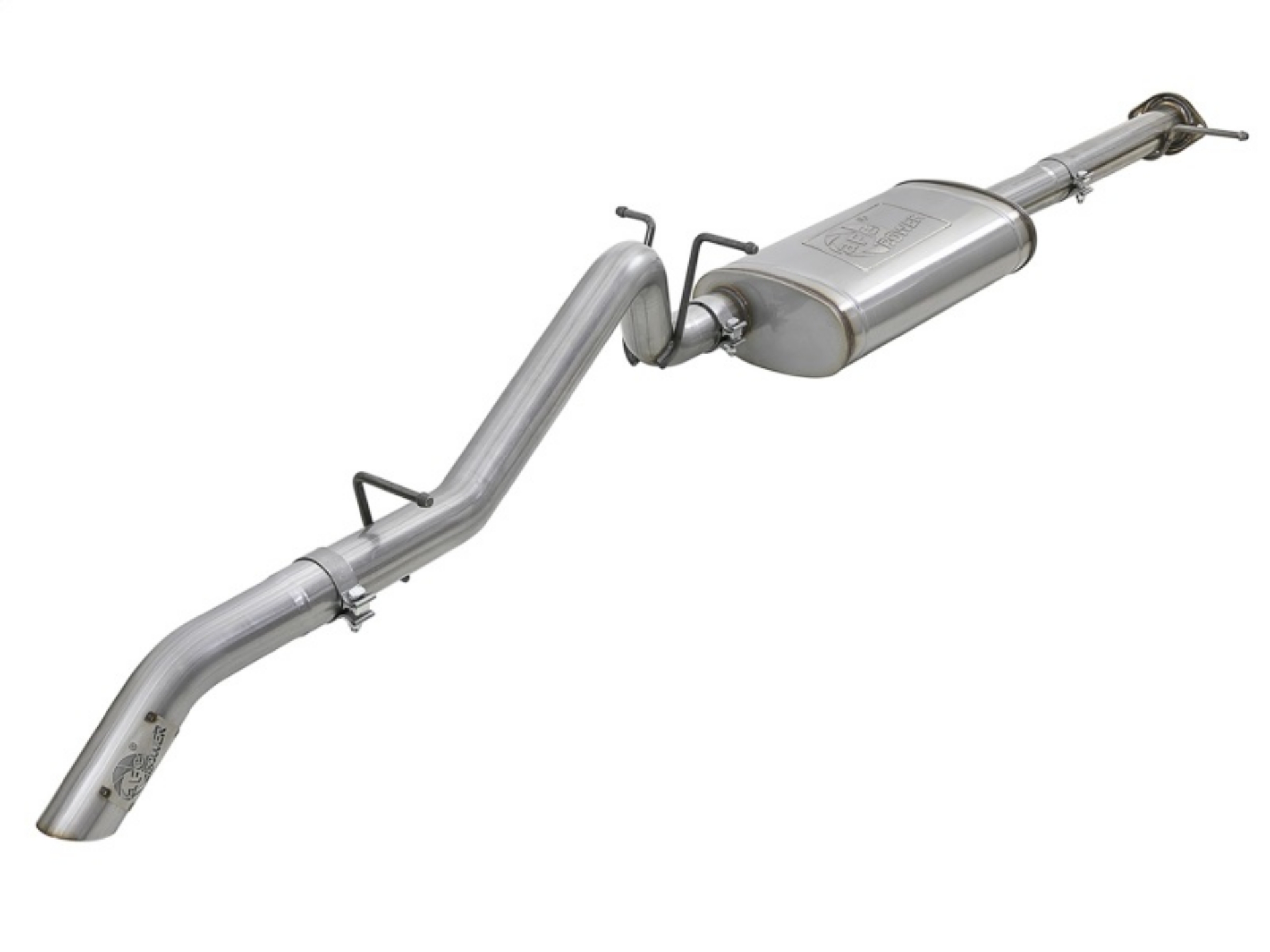 Picture of aFe MACH Force-Xp Hi-Tuck 3in- 409 SS C-B Exhaust 15-18 GM Colorado-Canyon L4-2-5L-V6-3-6L - Raw Tip