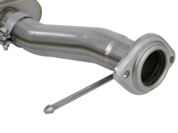 Picture of aFe Rebel Series 3in- to 2-5in- 409 SS C-B Exhaust 11-14 Ford F-150 V6-3-5L tt - Polished Tip