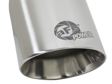 Picture of aFe MACH Force-Xp Universal 304 SS Single-Wall Clamp-On Exhaust Tip - Polished