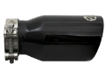 Picture of aFe MACH Force-Xp Universal 409 SS Single-Wall Clamp-On Exhaust Tip - Black