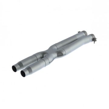 Picture of MBRP 16-19 Ford Mustang GT350 3in Resonator Delete X-Pipe - T409