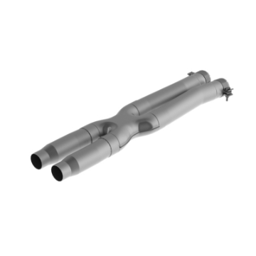 Picture of MBRP 16-19 Ford Mustang GT350 3in Resonator Delete X-Pipe - T409