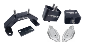 Picture of Torque Solution Solid Billet Engine-Transmission Mounts w-Mount Plates - 02-14 Subaru WRX
