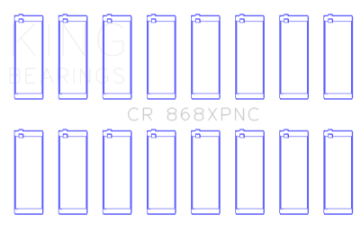 Picture of King Engine Bearings Ford Prod V8 4-6L-5-4L SOHC Size 0-25 Performance Coated Rod Bearing Set