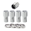 Picture of McGard Wheel Lock Nut Set - 4pk- Long Shank Seat 1-2-20 - 13-16 Hex - 1-75in- Length - Chrome