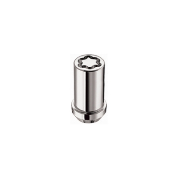 Picture of McGard Wheel Lock Nut Set - 4pk- Tuner - Cone Seat M14X1-5 - 22mm Hex - 1-648in- Length - Chrome