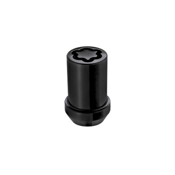 Picture of McGard Wheel Lock Nut Set - 4pk- Tuner - Cone Seat M12X1-25 - 13-16 Hex - 1-24in- Length - Black