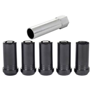 Picture of McGard Wheel Lock Nut Set - 5pk- Tuner - Cone Seat 1-2-20 - 13-16 Hex - 1-60in- Length - Black