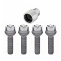 Picture of McGard Wheel Lock Bolt Set - 4pk- Radius Seat M12X1-5 - 17mm Hex - 39-9mm Shank Length - Chrome