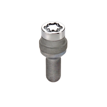Picture of McGard Wheel Lock Bolt Set - 4pk- Radius Seat M14X1-5 - 19mm Hex - 35-4mm Shank Length - Chrome