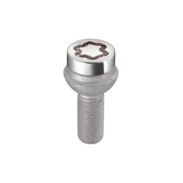 Picture of McGard Wheel Lock Bolt Set - 4pk- Radius Seat M14X1-5 - 17mm Hex - 27-0mm Shank Length - Chrome