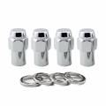 Picture of McGard Hex Lug Nut Reg- Shank - -746in- 1-2-20 - 13-16 Hex - 1-65in- Length 4-Pack - Chrome