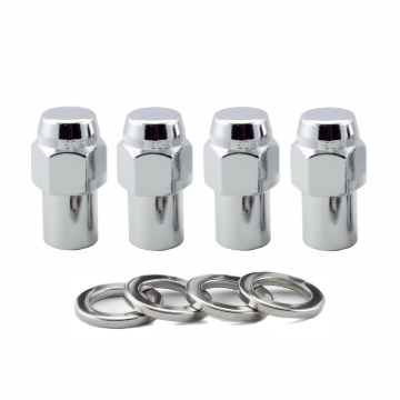 Picture of McGard Hex Lug Nut Reg- Shank - -746in- 7-16-20 - 13-16 Hex - 1-65in- Length 4-Pack - Chrome