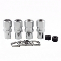Picture of McGard Hex Lug Nut Drag Racing Reg- Shank M12X1-5 - 13-16 Hex - 1-86in- Length 4-Pack - Chrome
