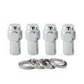Picture of McGard Hex Lug Nut Long Shank - -946in- 7-16-20 - 13-16 Hex - 1-85in- Length 4-Pack - Chrome