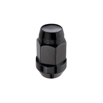Picture of McGard Hex Lug Nut Cone Seat Bulge Style M14X1-5 - 22mm Hex - 1-635in- Length 4-Pack - Black