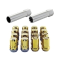 Picture of McGard SplineDrive Tuner 4 Lug Install Kit w-Locks & Tool Cone M12x1-25 - 13-16 Hex - Gold CS