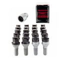 Picture of McGard 5 Lug Hex Install Kit w-Locks Cone Seat Bolt M12X1-5 - 17mm Hex - 25-5mm Shank L- - Black
