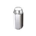 Picture of McGard Hex Lug Nut Cone Seat M14X1-5 - 22mm Hex - 1-945in- Length Box of 100 - Chrome