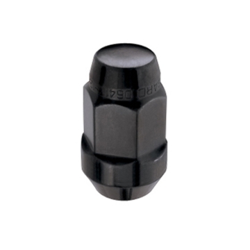 Picture of McGard Hex Lug Nut Cone Seat Bulge Style M14X1-5 - 22mm Hex - 1-635in- Length Box of 144 - Black