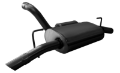 Picture of Corsa 2018-2025 Jeep Wrangler JL 2-5in Dual Rear Turn Down Exit Black Touring Axle-Back Exhaust