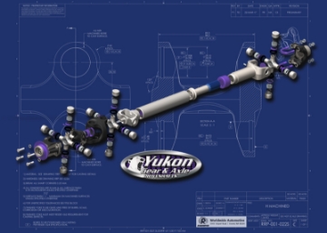 Picture of Yukon Gear Heavy Duty 1310 Front Driveshaft 2018+ Jeep Wrangler JL Sport 2DR-4DR