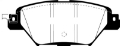 Picture of EBC 16-18 Mazda CX-9 Yellowstuff Rear Brake Pads