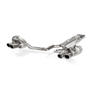 Picture of Akrapovic 17-18 Porsche Panamera Turbo Evolution Line Cat Back Titanium Tips Not Incl