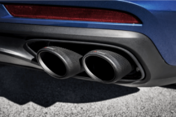 Picture of Akrapovic 17-18 Porsche Panamera Turbo Tail Pipe Set Carbon