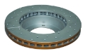 Picture of DBA 98-05 Lexus LX470 - 98+ Toyota LandRunner 100 Series Front Drilled & Slotted Street Series Rotor